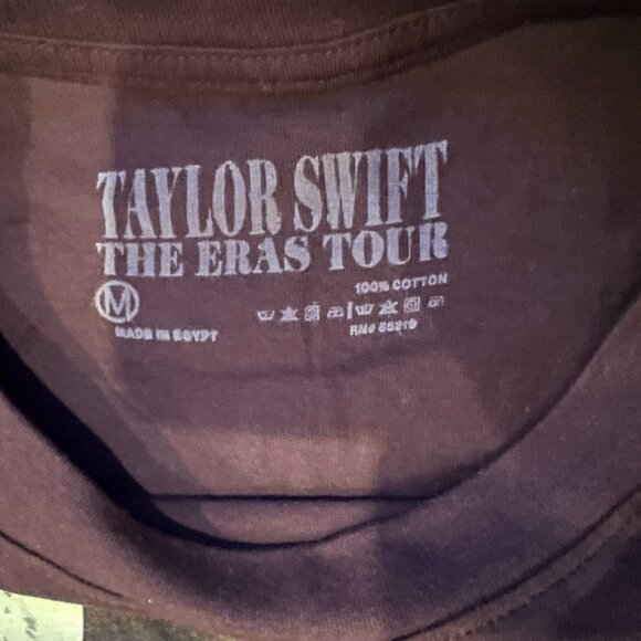 New TAYLOR SWIFT THE ERAS TOUR THROUGH LA BLACK T-SHIRT Medium Double Sided - Picture 3 of 4